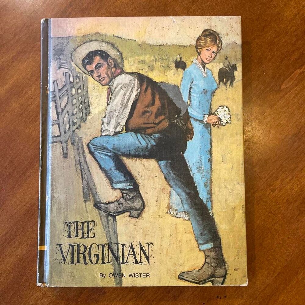 The Virginian by Owen Wister Hardcover book